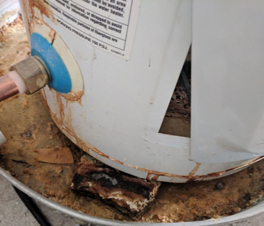 Busted Hot Water Heater