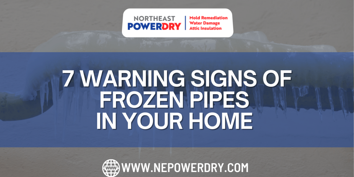 7 Warning Signs of Frozen Pipes in Your Home