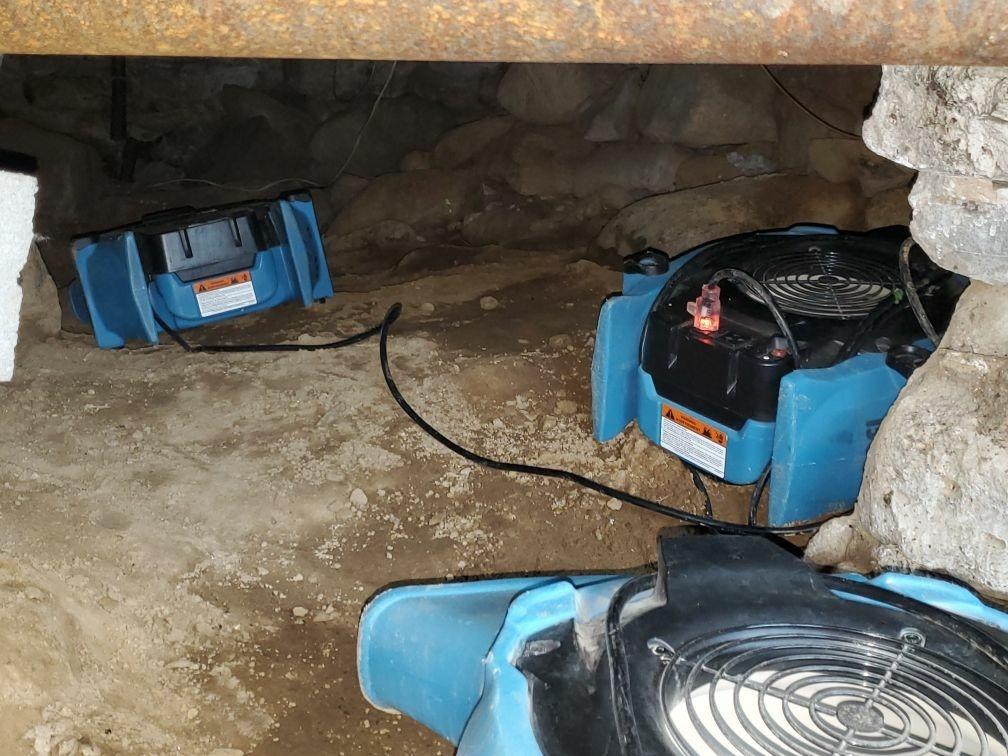 Sewer Drain Line Break in Allendale, NJ - Northeast Power Dry Sewer Drain Line Break in Allendale, NJ