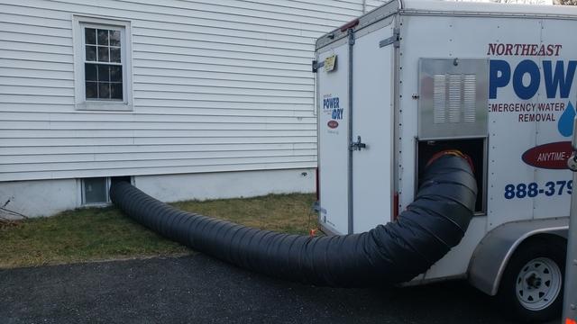 Flooded Basement in Spotswood, NJ - Northeast Power Dry Flooded Basement in Spotswood, NJ