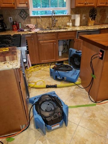Pipe Burst in Kitchen in Wyckoff, NJ
