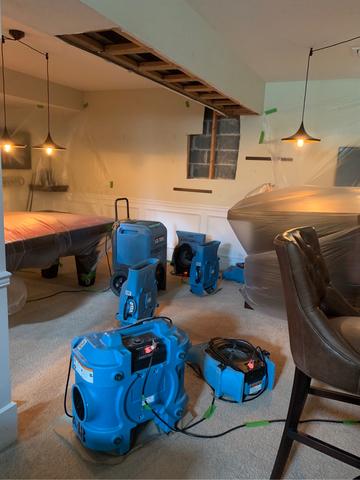 Kitchen Wall Pipe Burst in Summit, NJ - Northeast Power Dry Kitchen Wall Pipe Burst in Summit, NJ