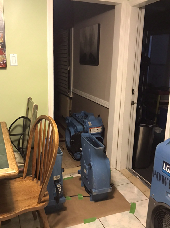 Pipe Break in Second Level Bedroom in Bogota, NJ