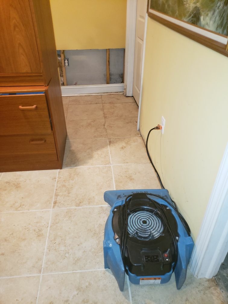 Sink and Water Softener Overflow in Chester, New Jersey