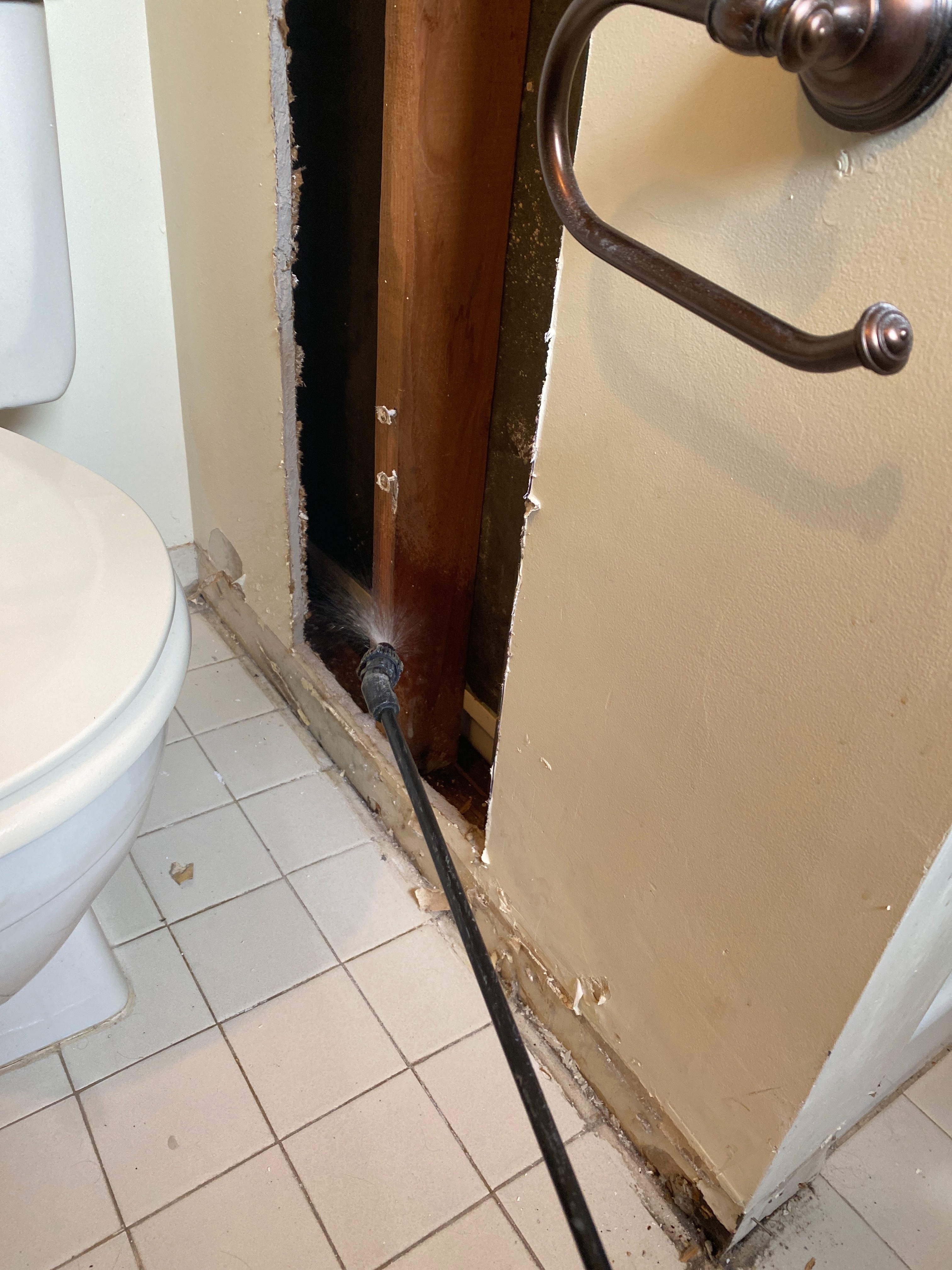Master Bathroom Supply Line Leaked in Sparta, NJ - Northeast Power Dry Master Bathroom Supply Line Leaked in Sparta, NJ