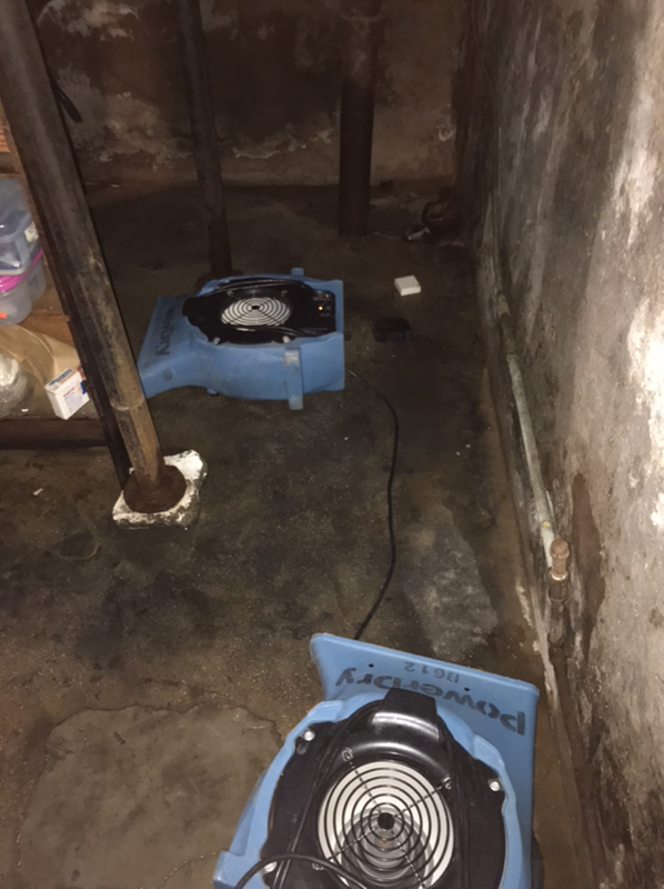 Sewer Back Up in the Unfinished Basement in Teaneck, NJ