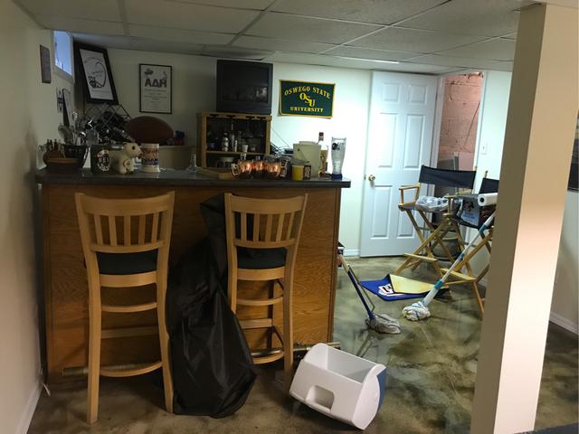 Sump Pump Failure in Basement in Summit, NJ